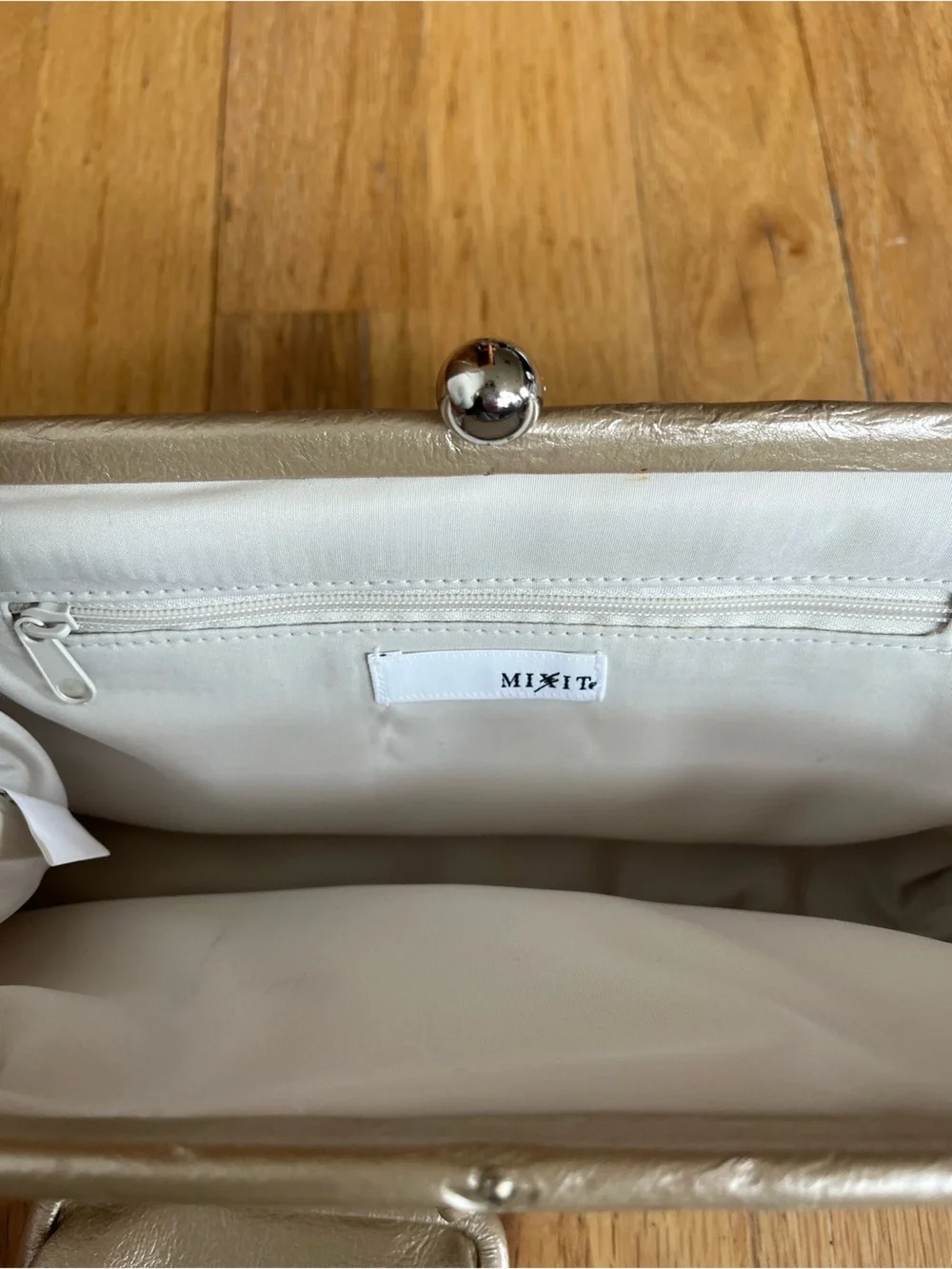 Vintage 1950’s MixIT Gold colored Wristlet Clutch